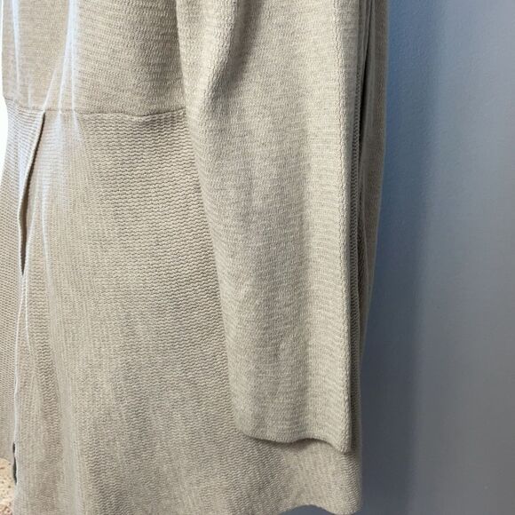 Talbots Cream Colored Open Front Cardigan. Size Medium. - Picture 8 of 10